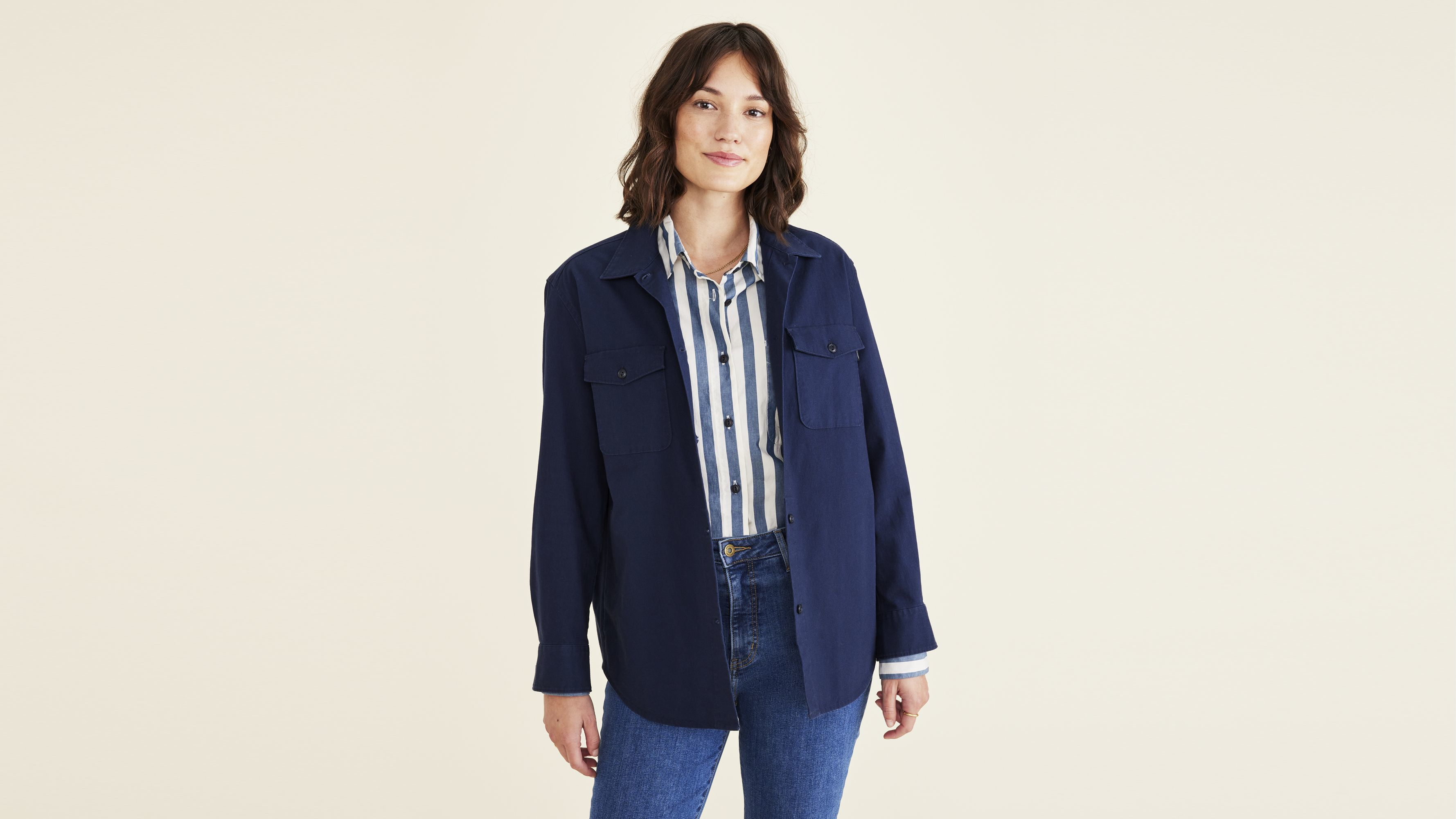 Shirt Jacket, Relaxed Fit