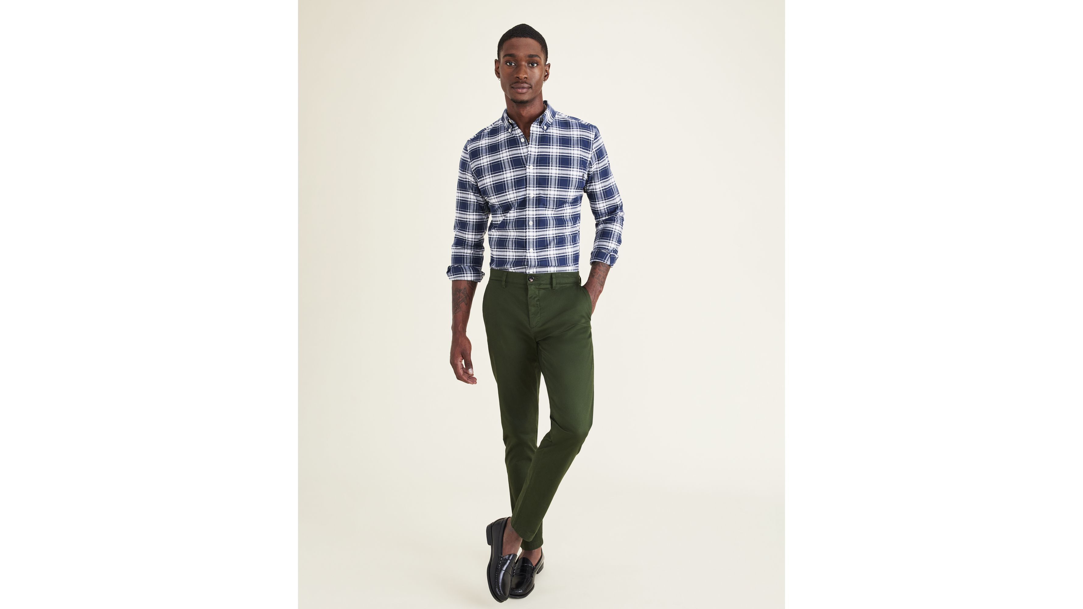 Stretch Oxford Shirt, Slim Fit