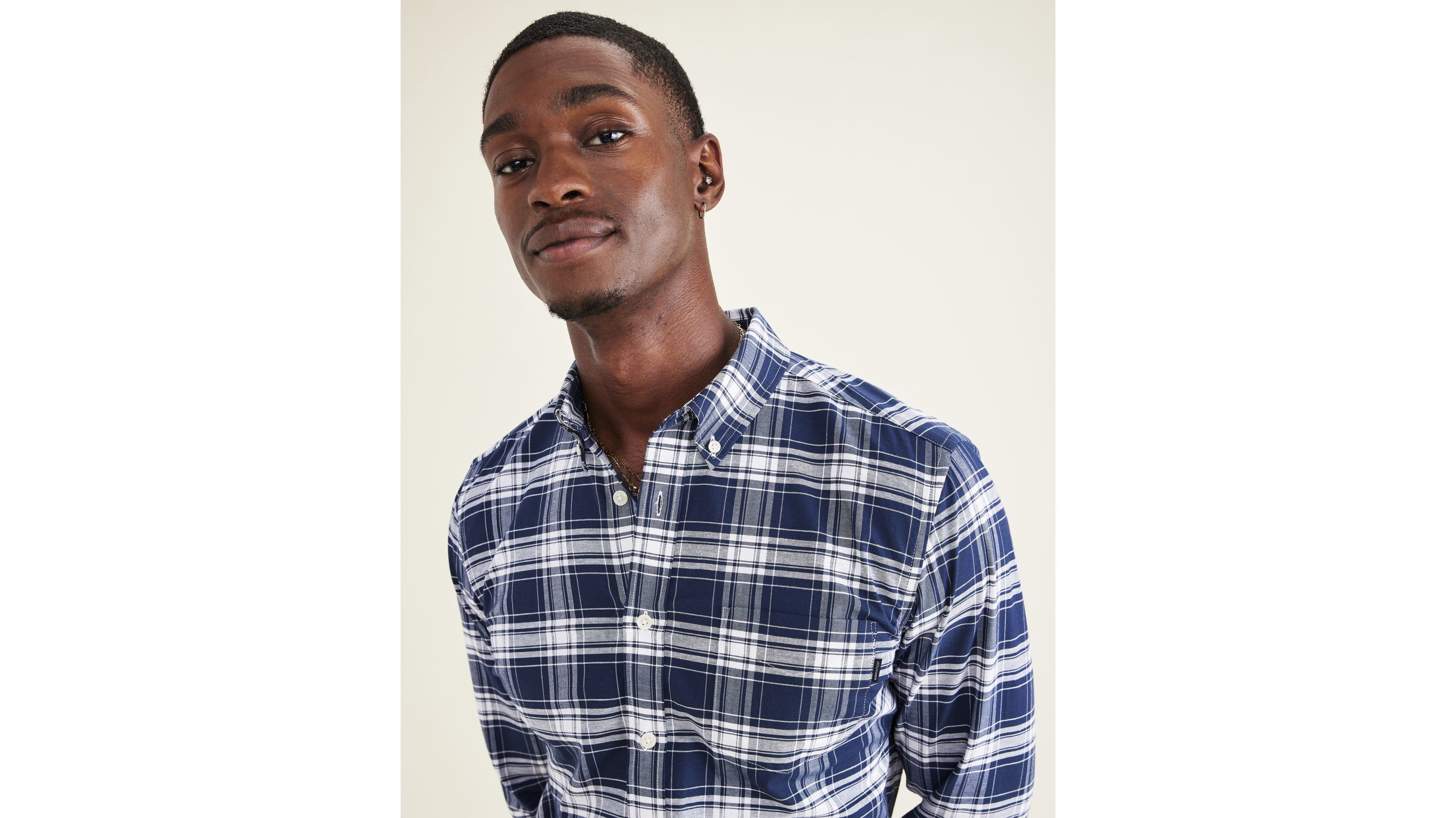 Stretch Oxford Shirt, Slim Fit