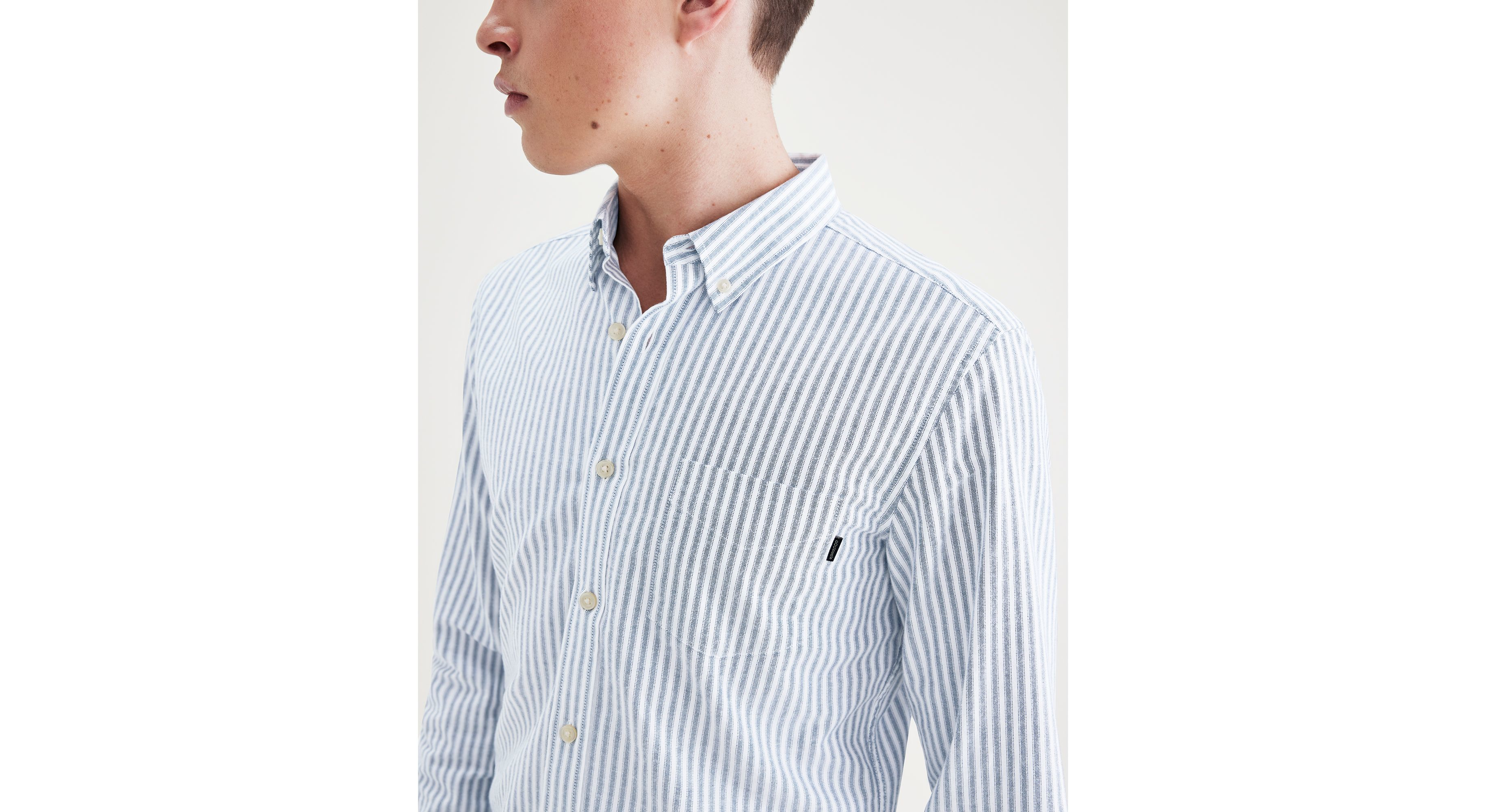 Stretch Oxford Shirt, Slim Fit