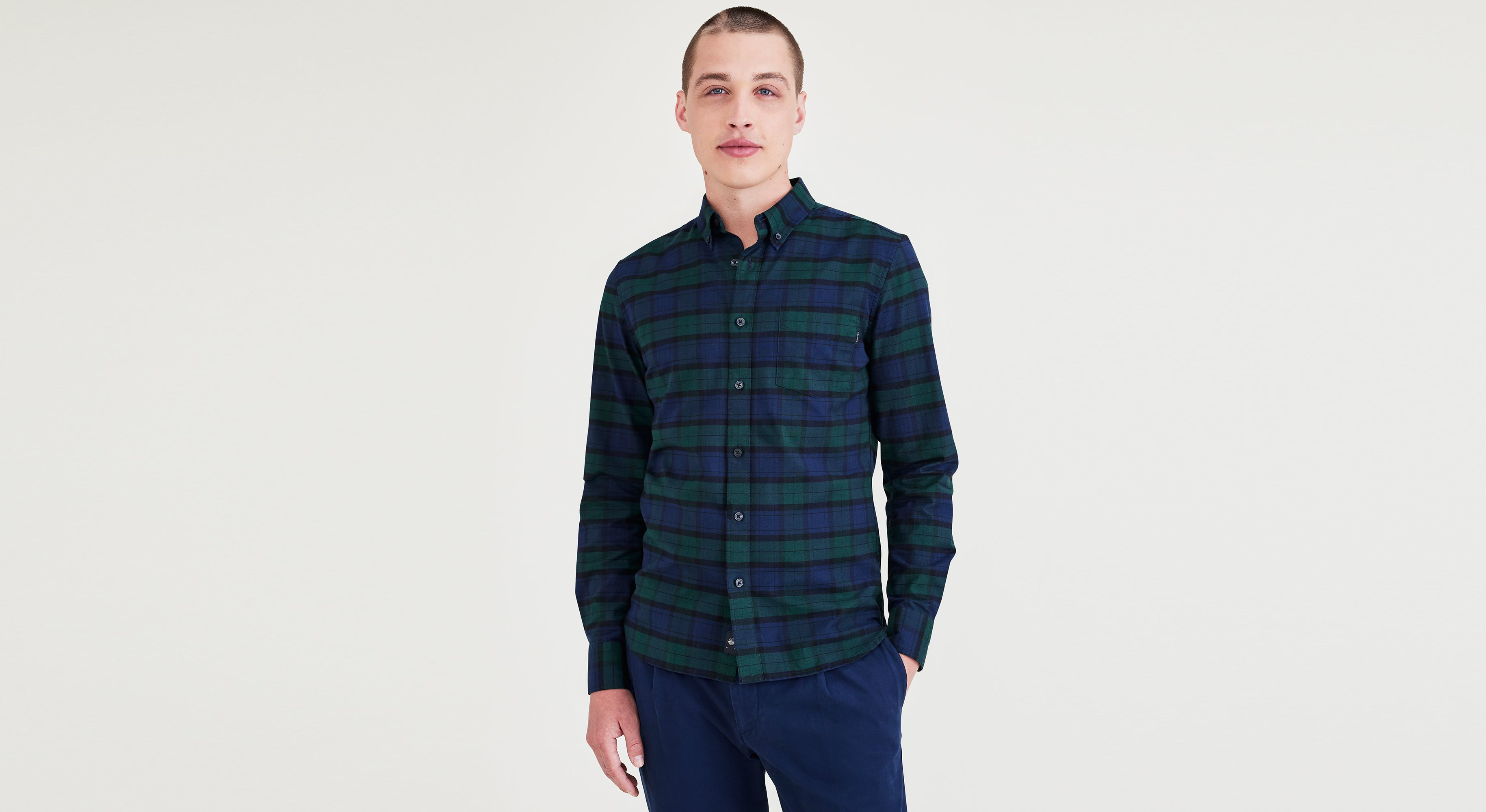 Stretch Oxford Shirt, Slim Fit