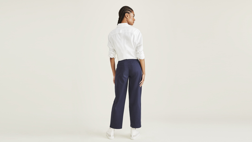 Weekend Chinos, High Straight Fit