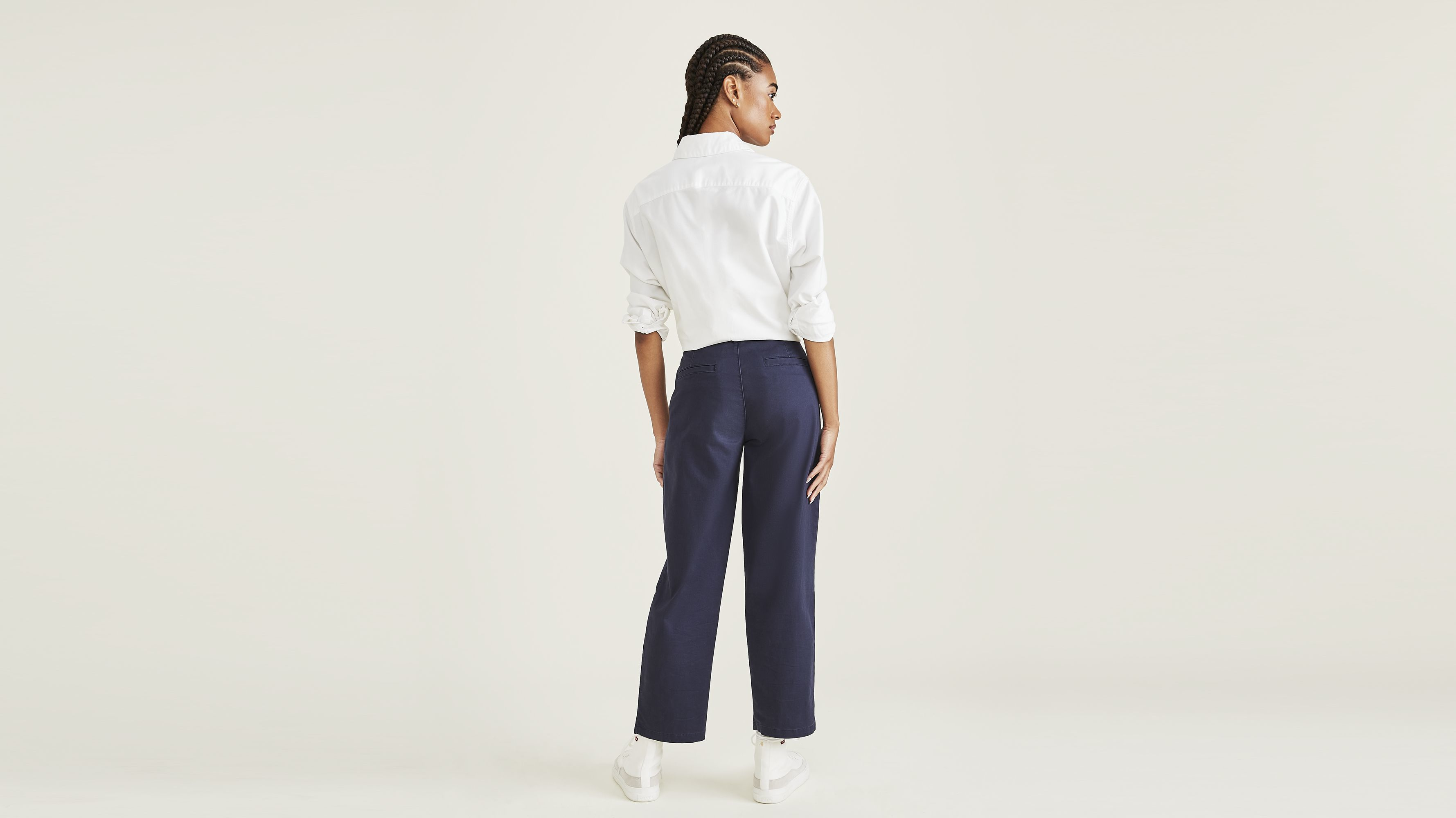 Weekend Chinos, High Straight Fit