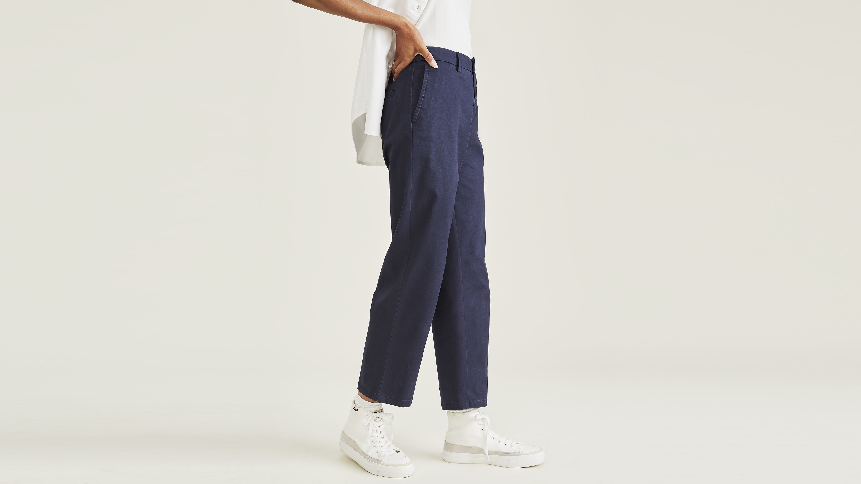 Weekend Chinos, High Straight Fit