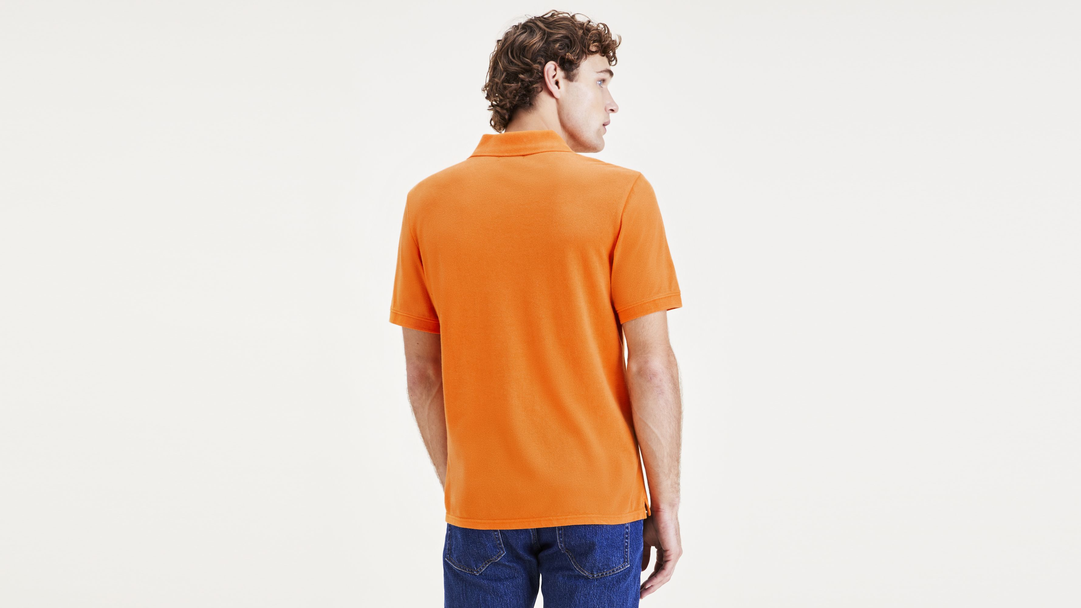 Rib Collar Polo, Slim Fit