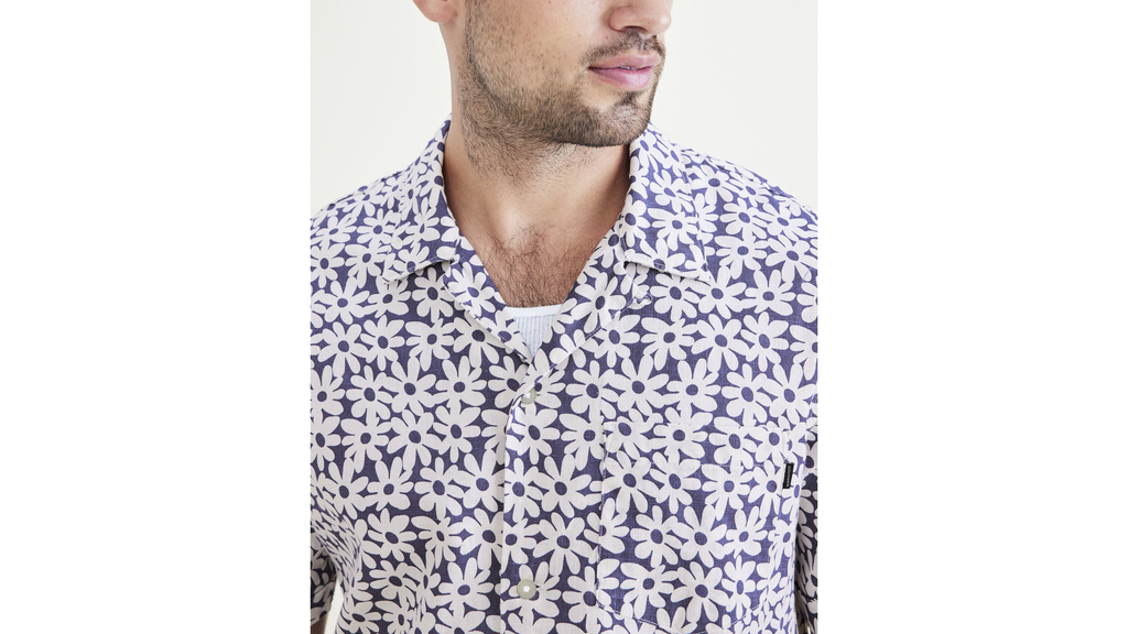 Camp Collar Shirt, Regular Fit
