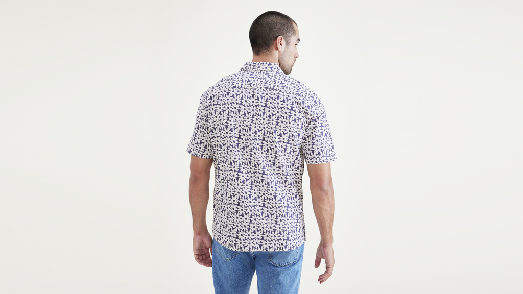 Camp Collar Shirt, Regular Fit