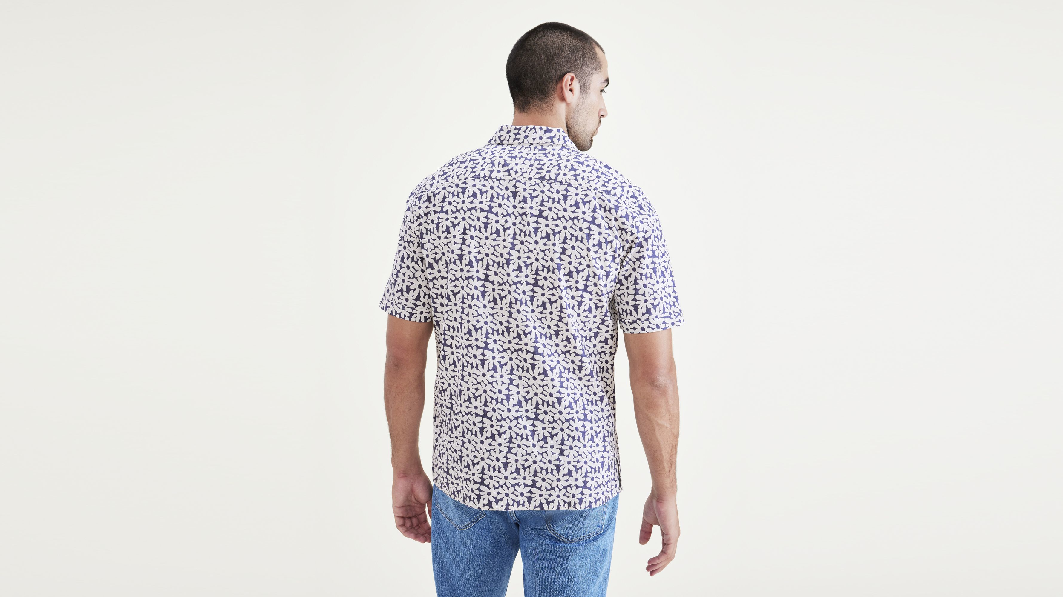 Camp Collar Shirt, Regular Fit