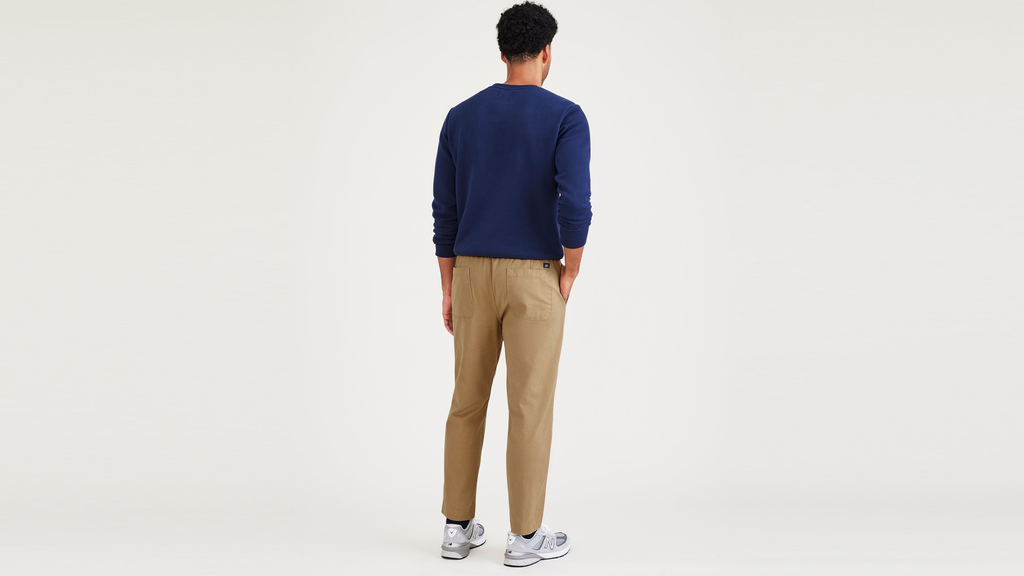 California Pull-On Khakis, Straight Tapered Fit