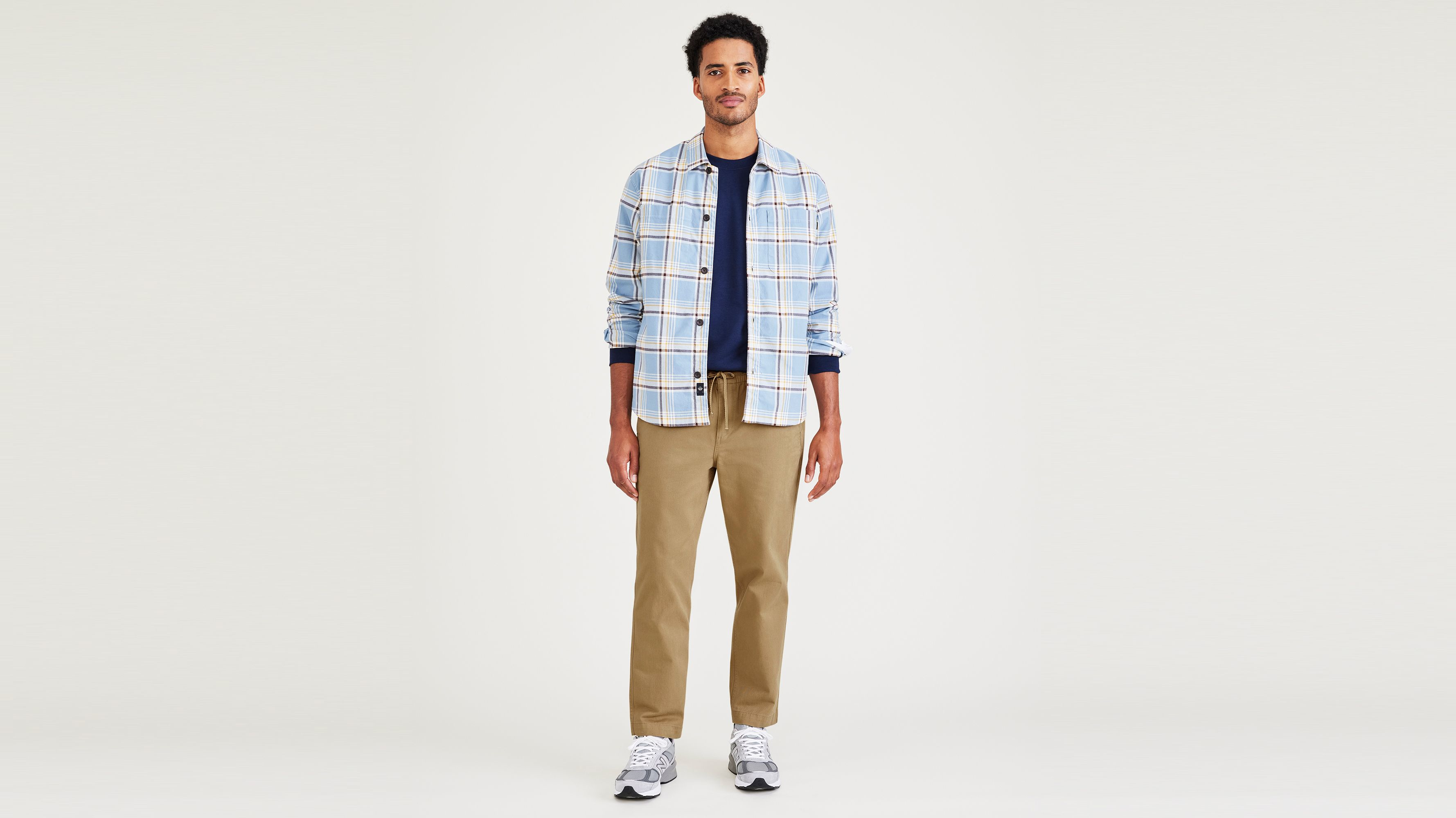 California Pull-On Khakis, Straight Tapered Fit