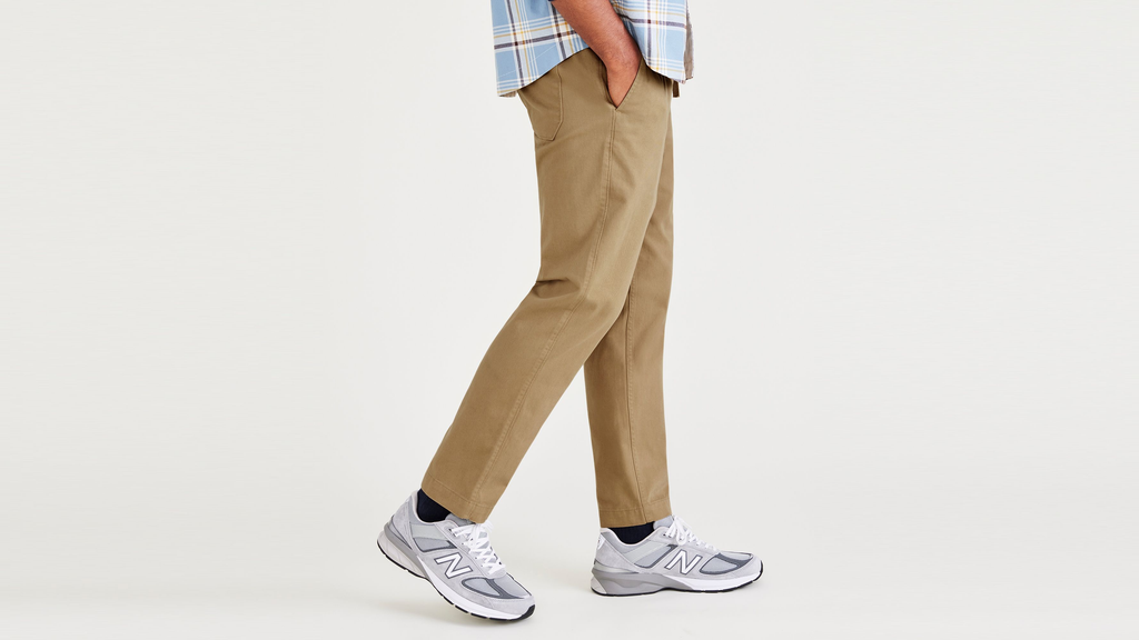 California Pull-On Khakis, Straight Tapered Fit