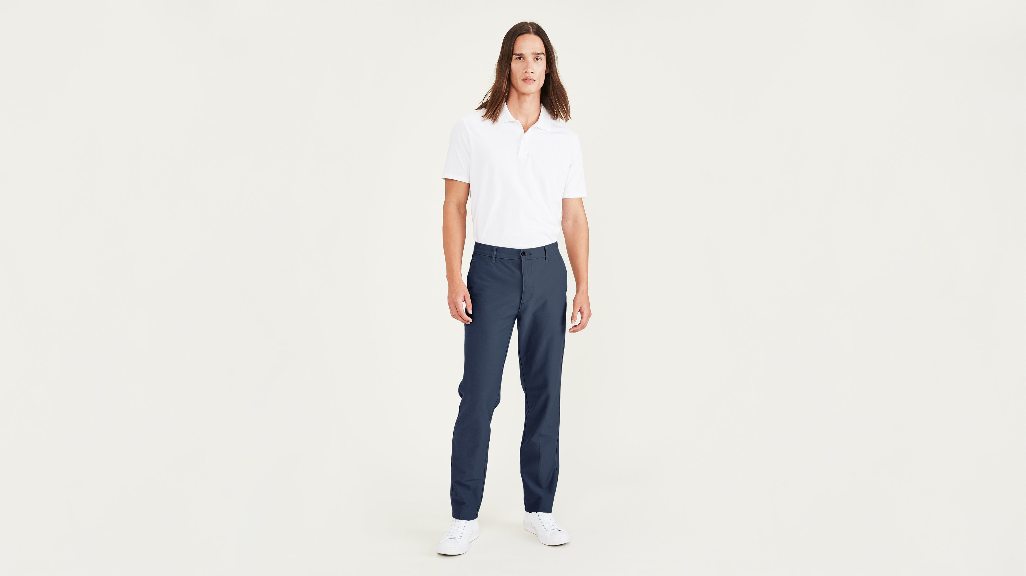 Comfort Knit Chinos, Slim Fit