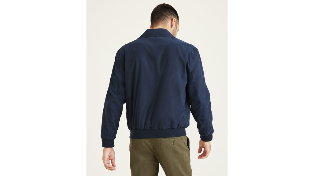 Microtwill Relaxed Laydown Collar Bomber