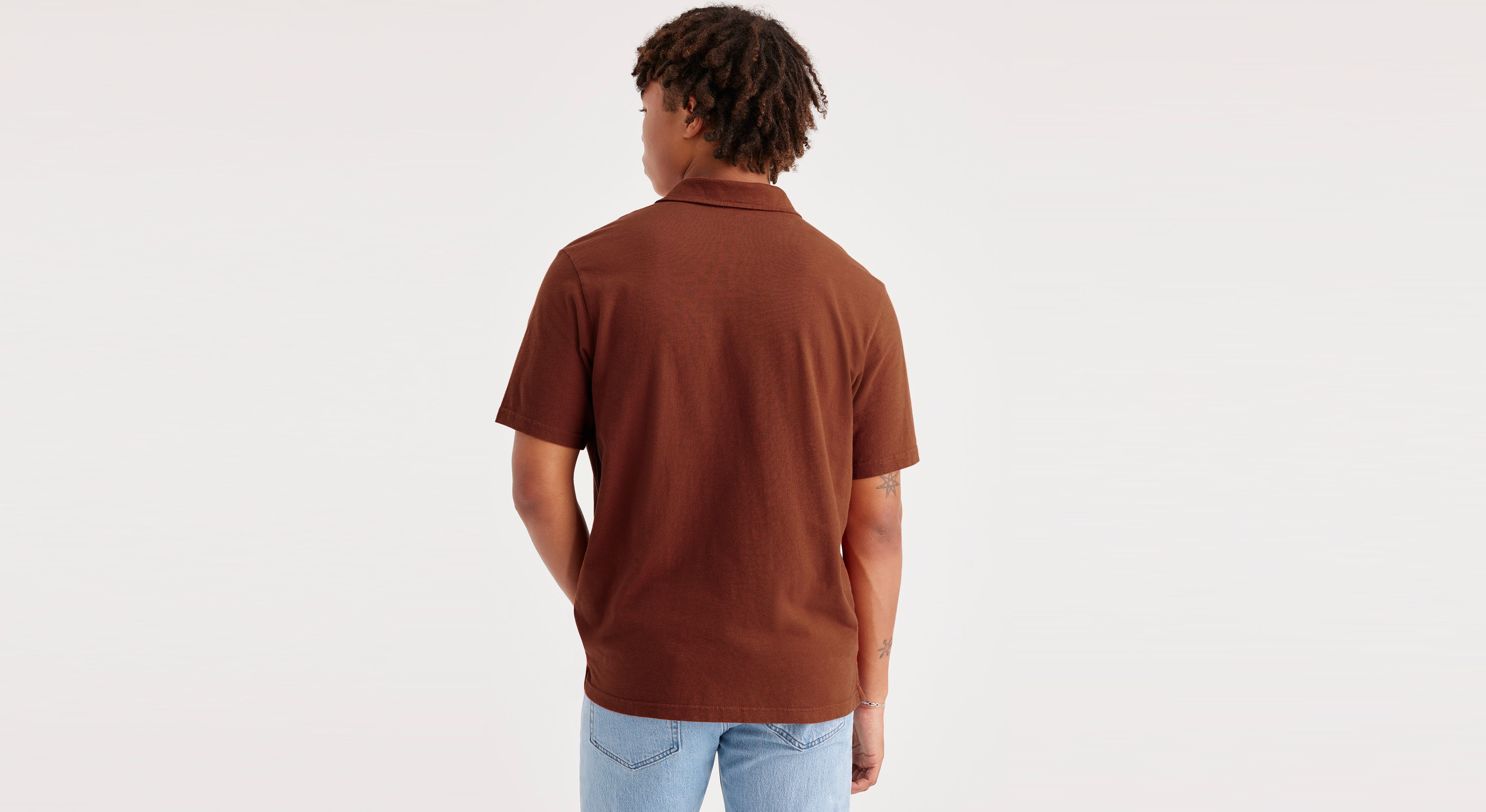 Slub Pocket Polo, Regular Fit