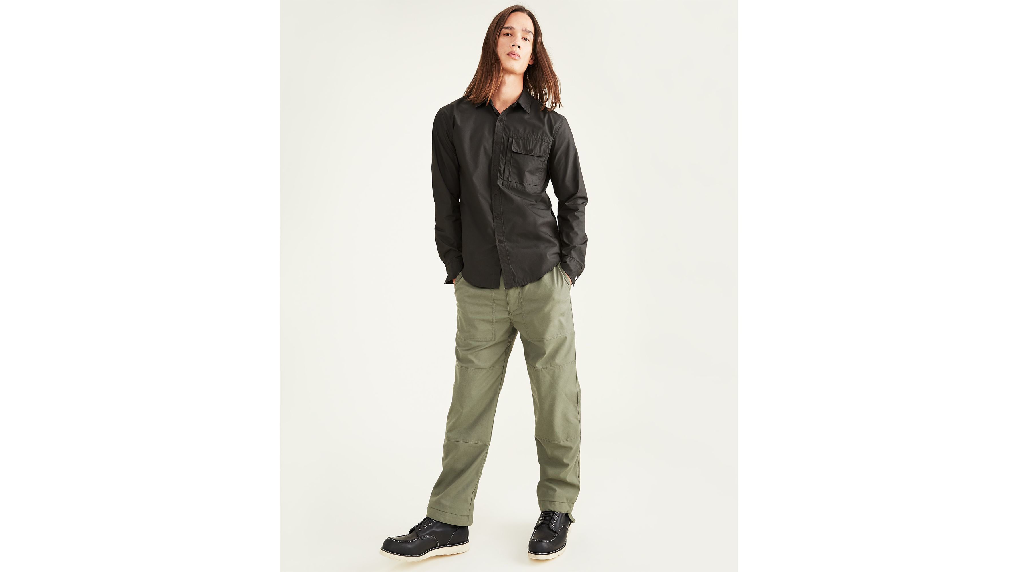 Rec Button-Up Shirt, Regular Fit