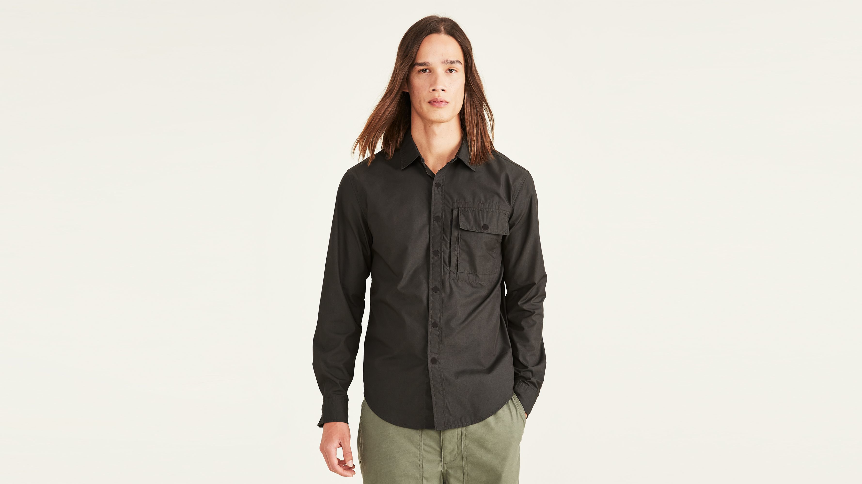 Rec Button-Up Shirt, Regular Fit