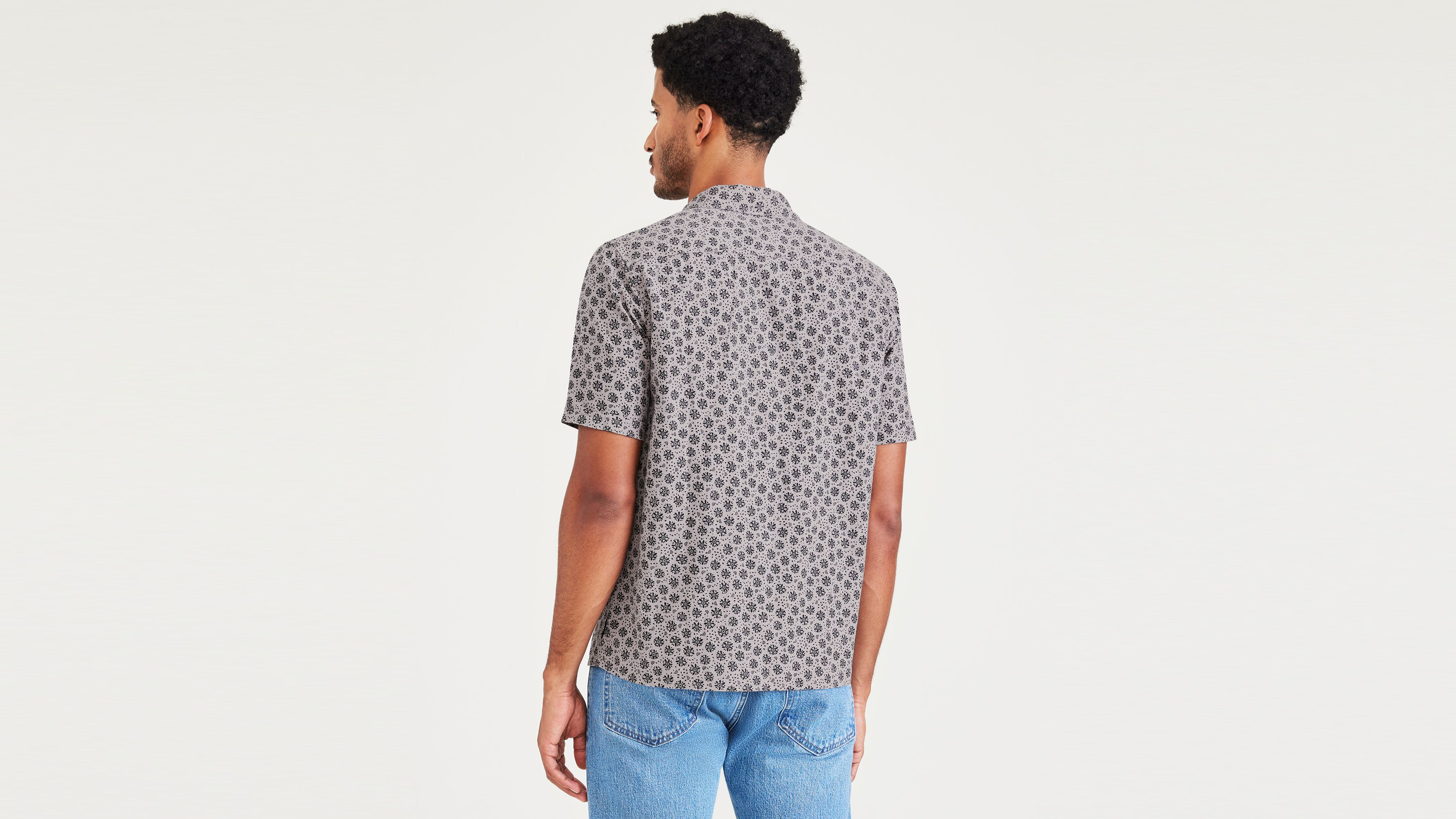 Camp Collar Shirt, Regular Fit