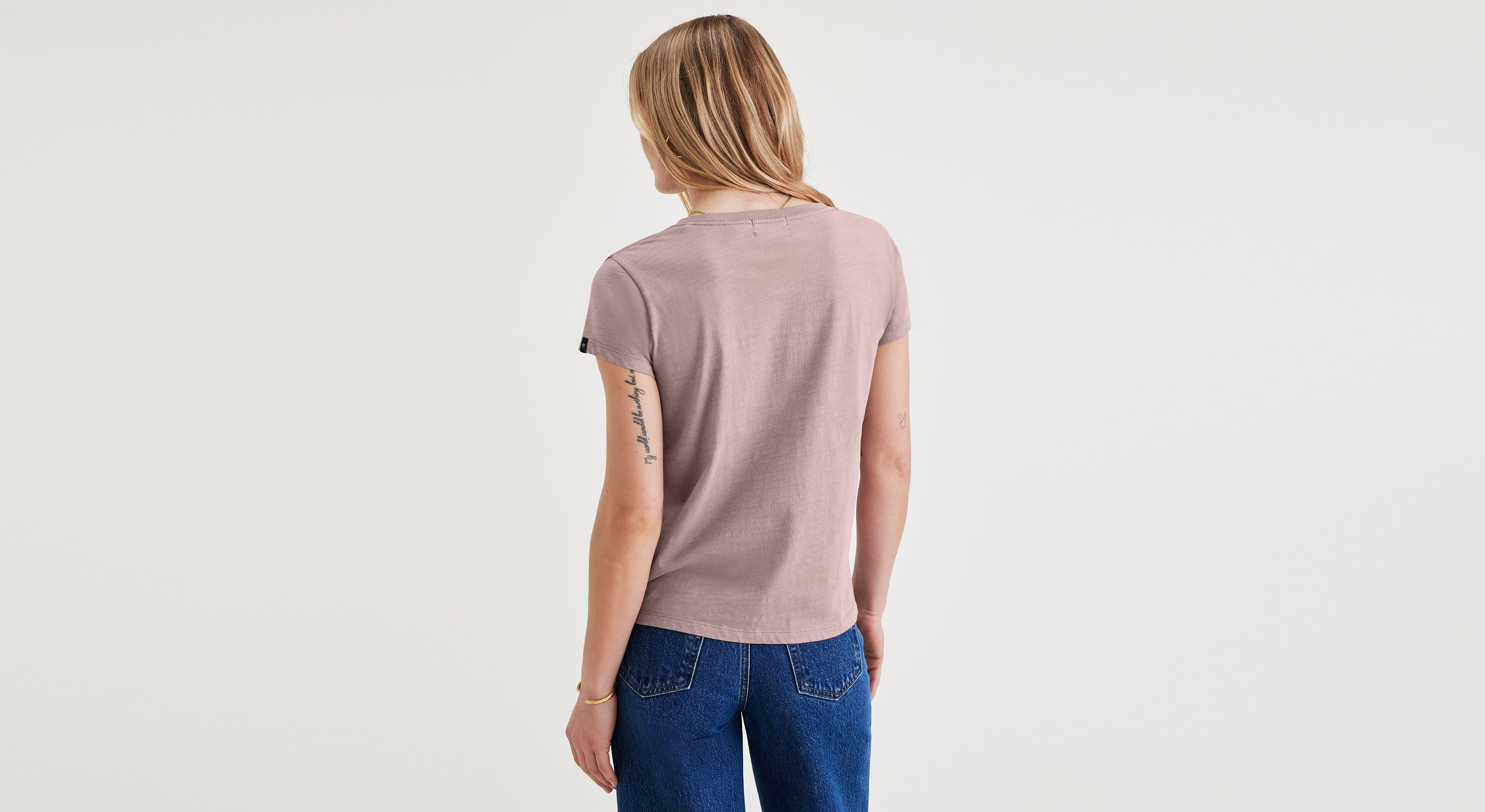 V-Neck Tee Shirt, Slim Fit