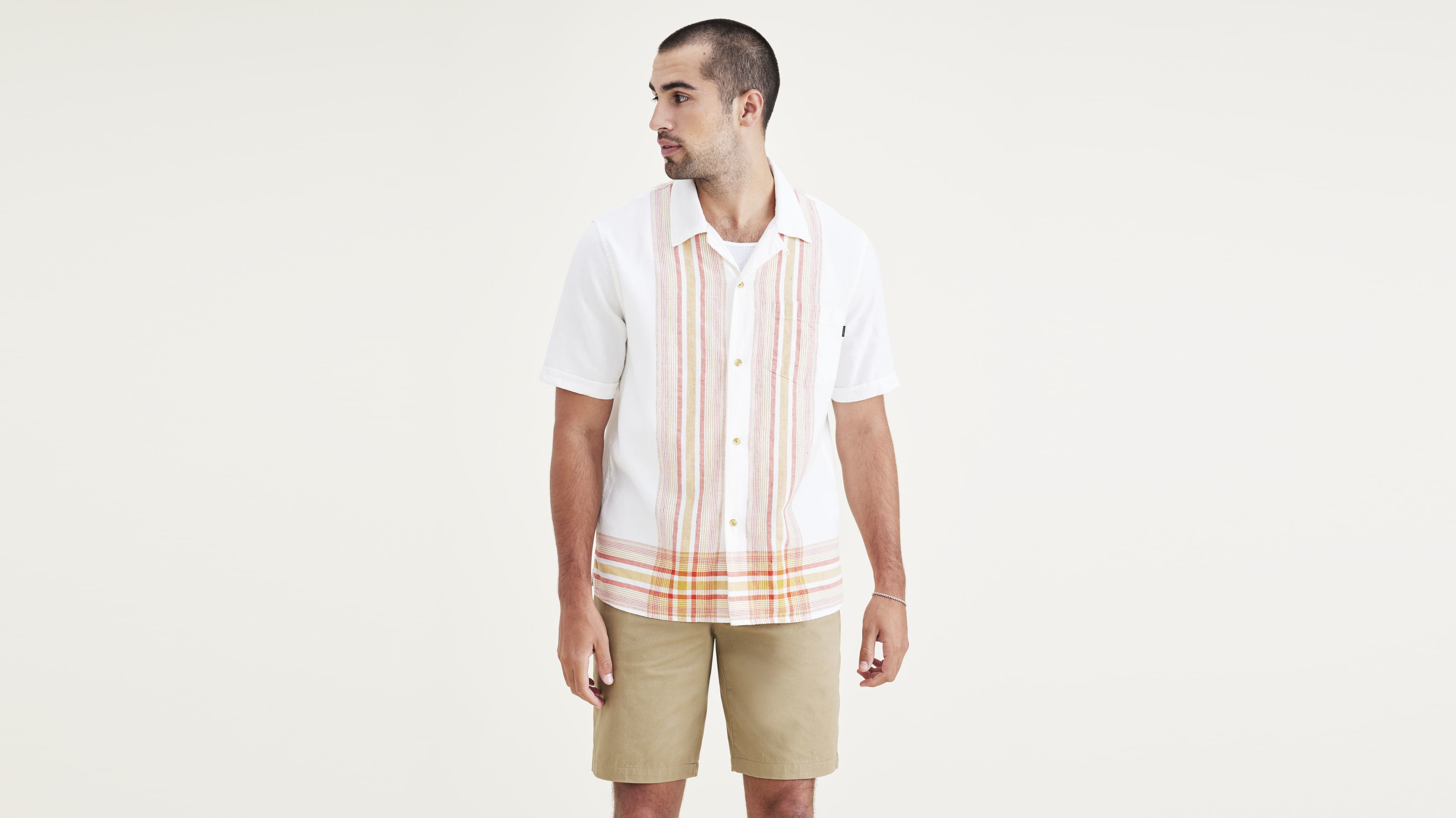 Camp Collar Shirt, Regular Fit