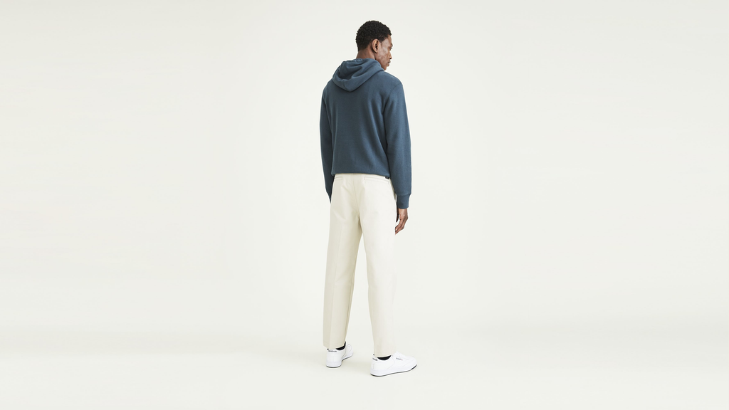 Cropped Khakis, Relaxed Fit