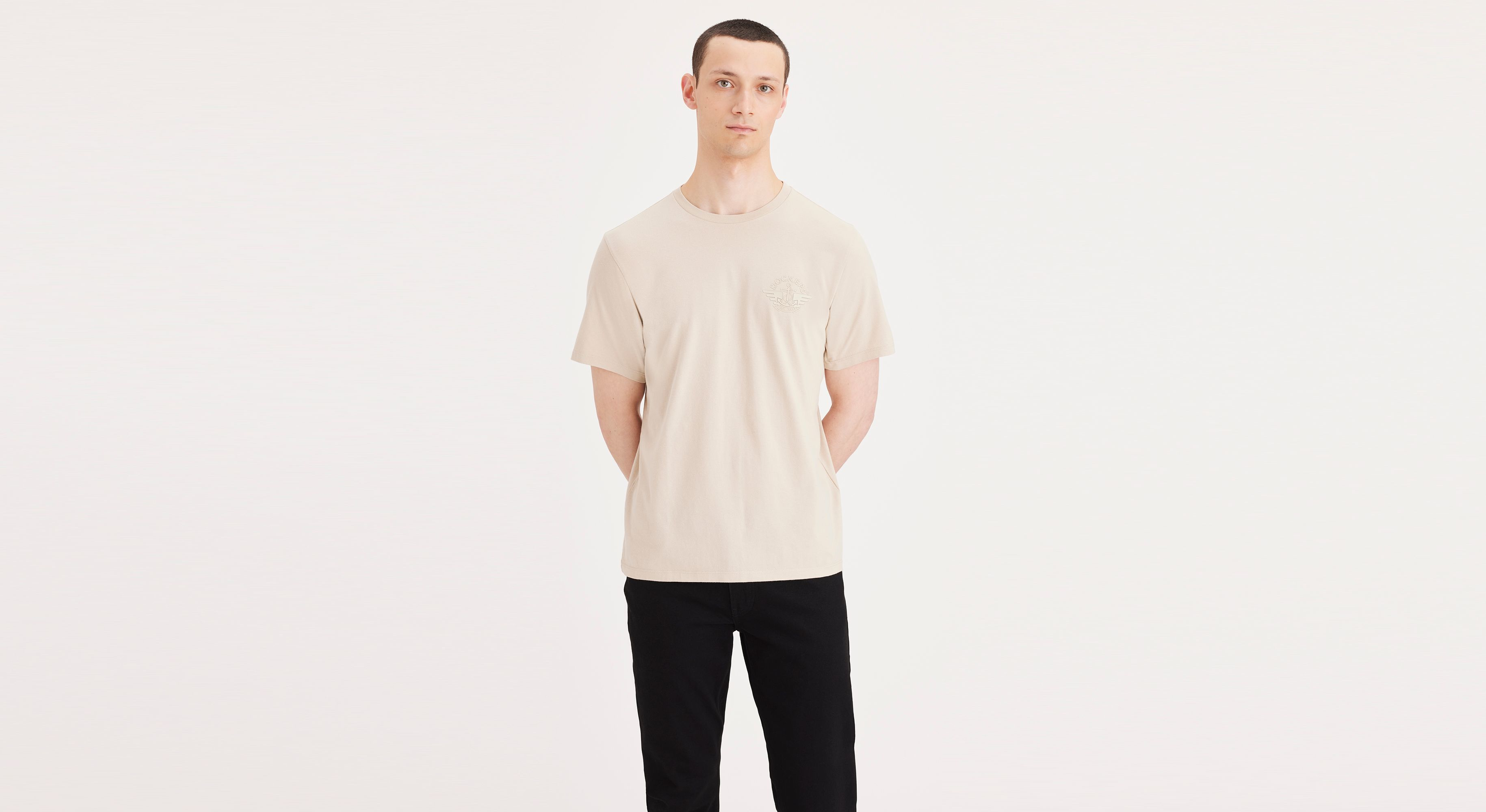 Wings & Anchor Graphic Tee, Slim Fit