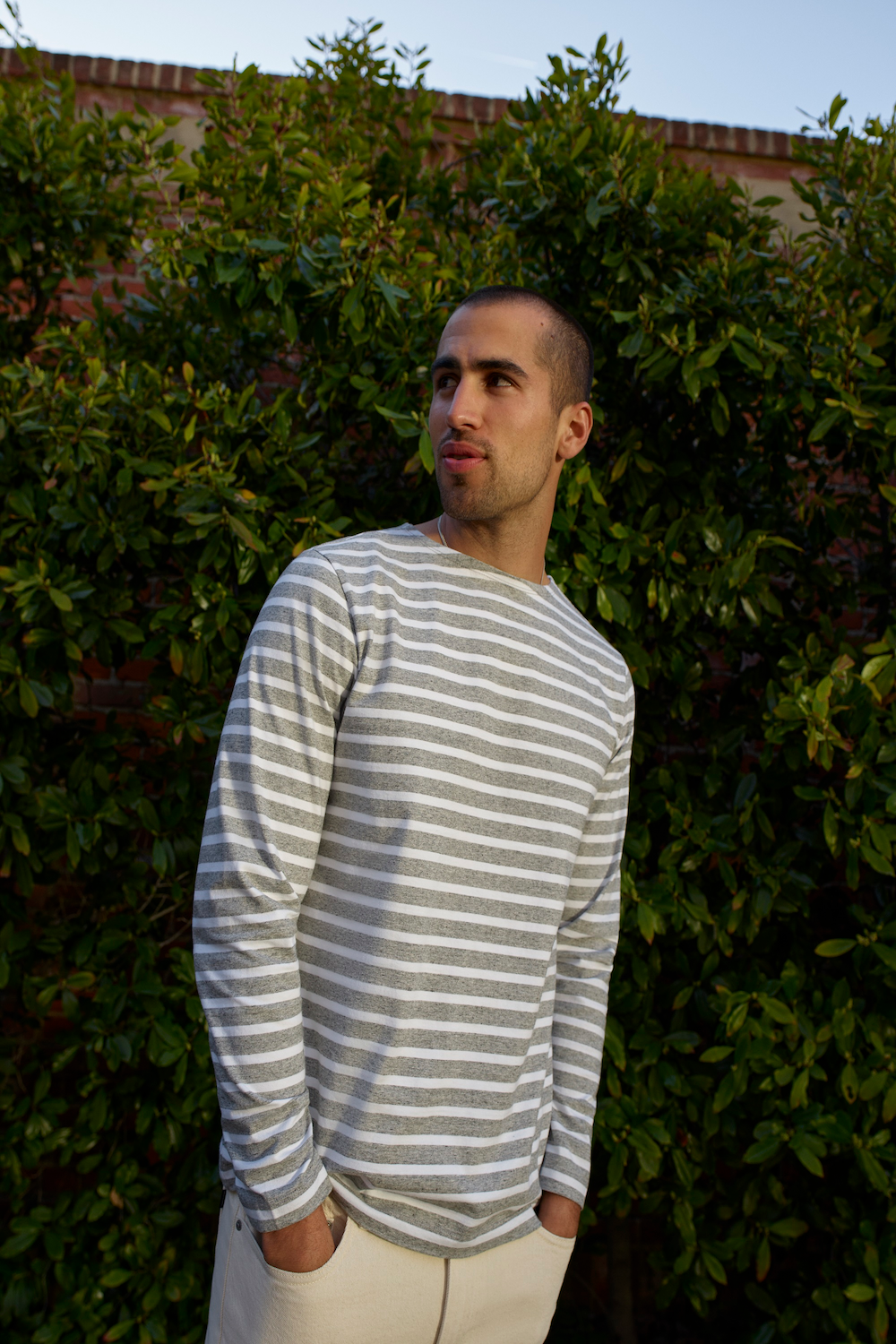 Boatneck Shirt, Regular Fit