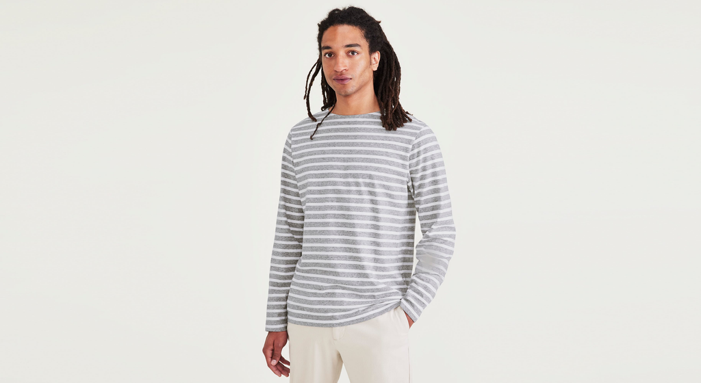 Boatneck Shirt, Regular Fit