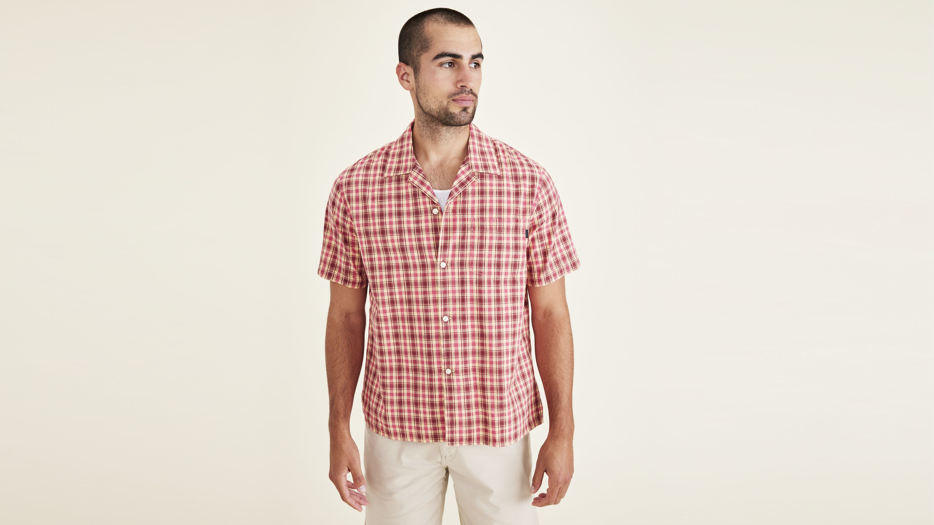 Camp Collar Shirt, Regular Fit