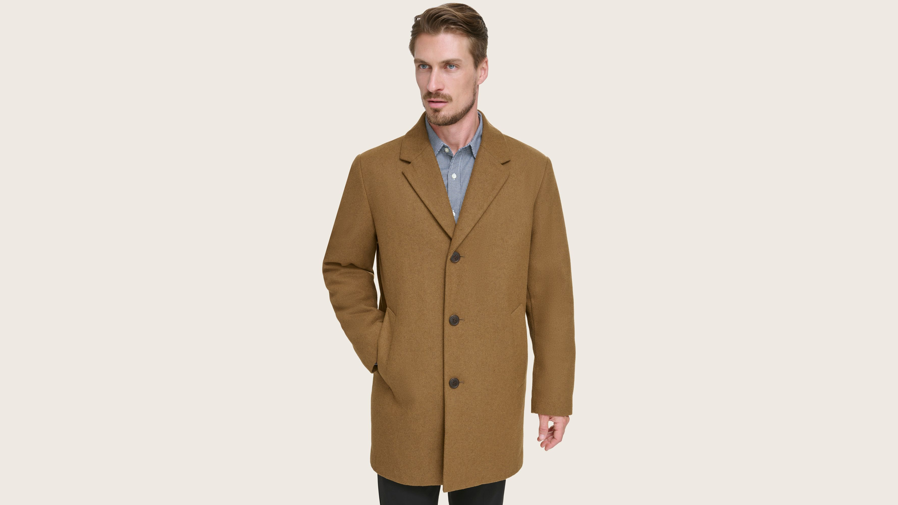 Wool Blend Top Coat