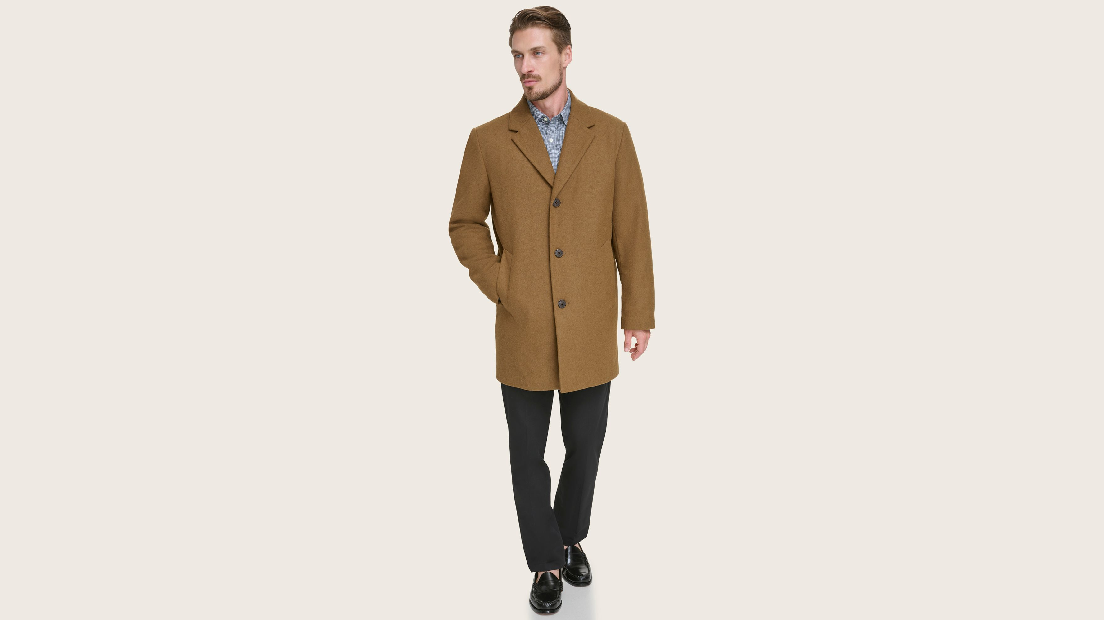 Wool Blend Top Coat