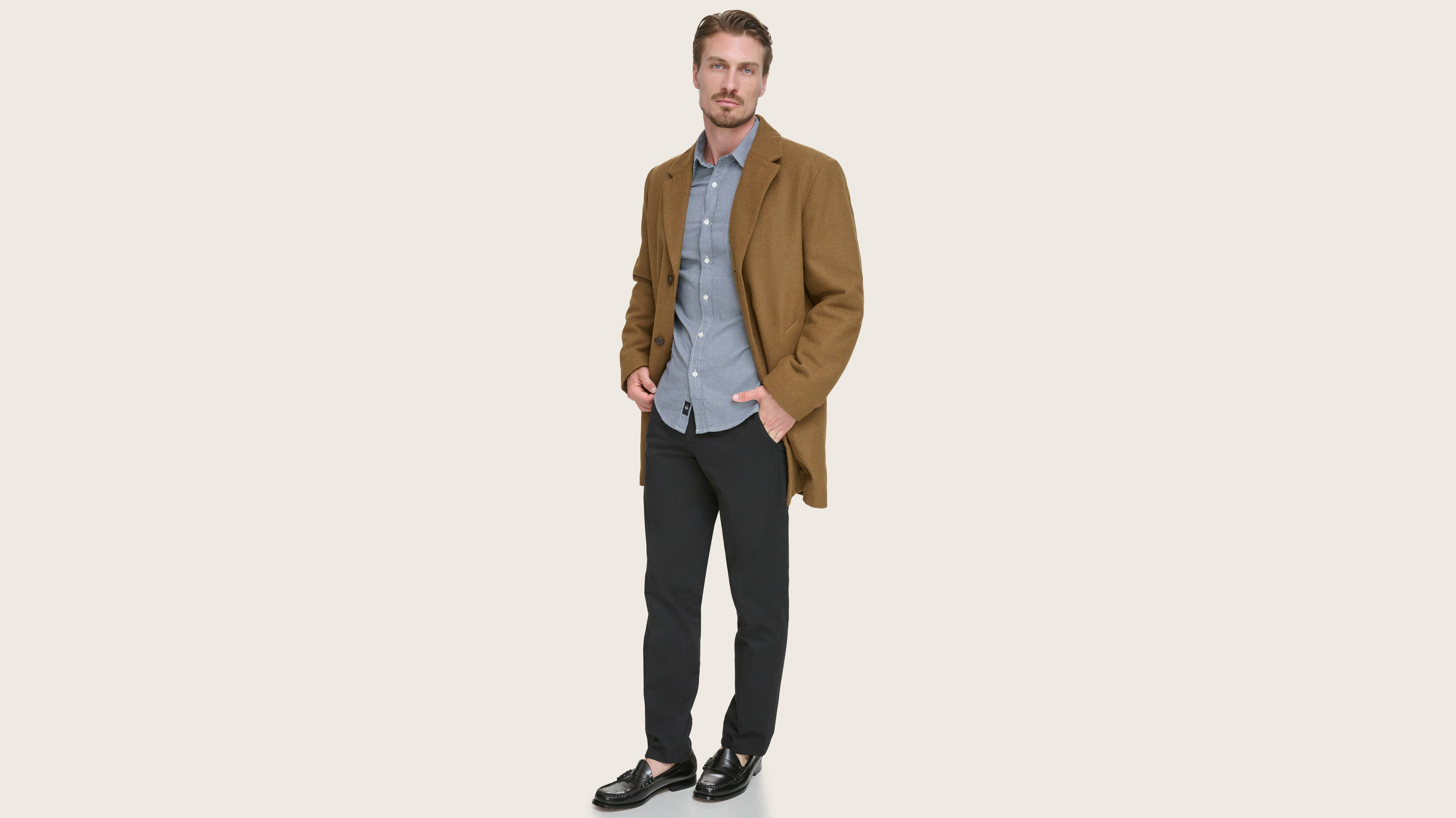 Wool Blend Top Coat