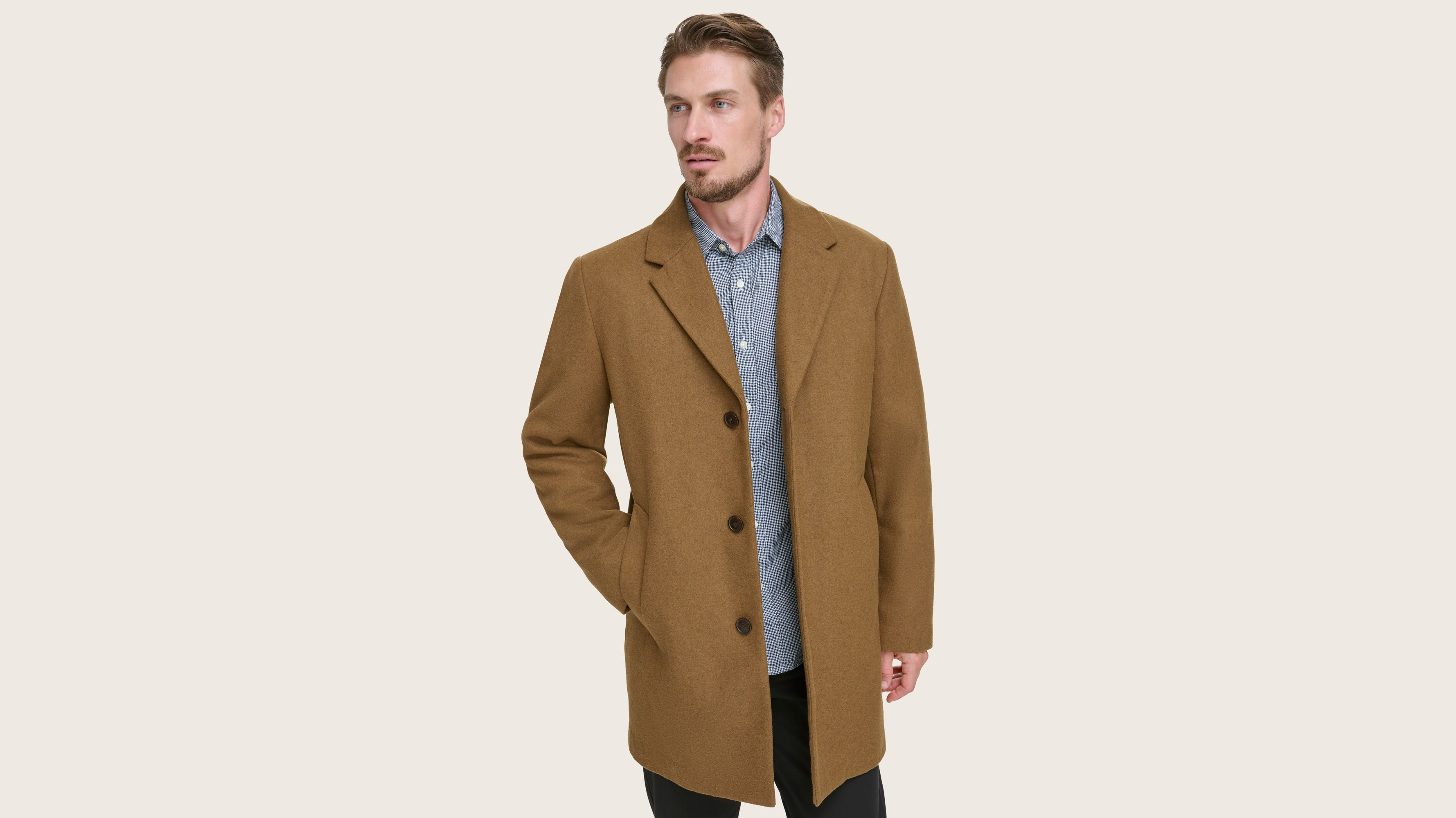 Wool Blend Top Coat