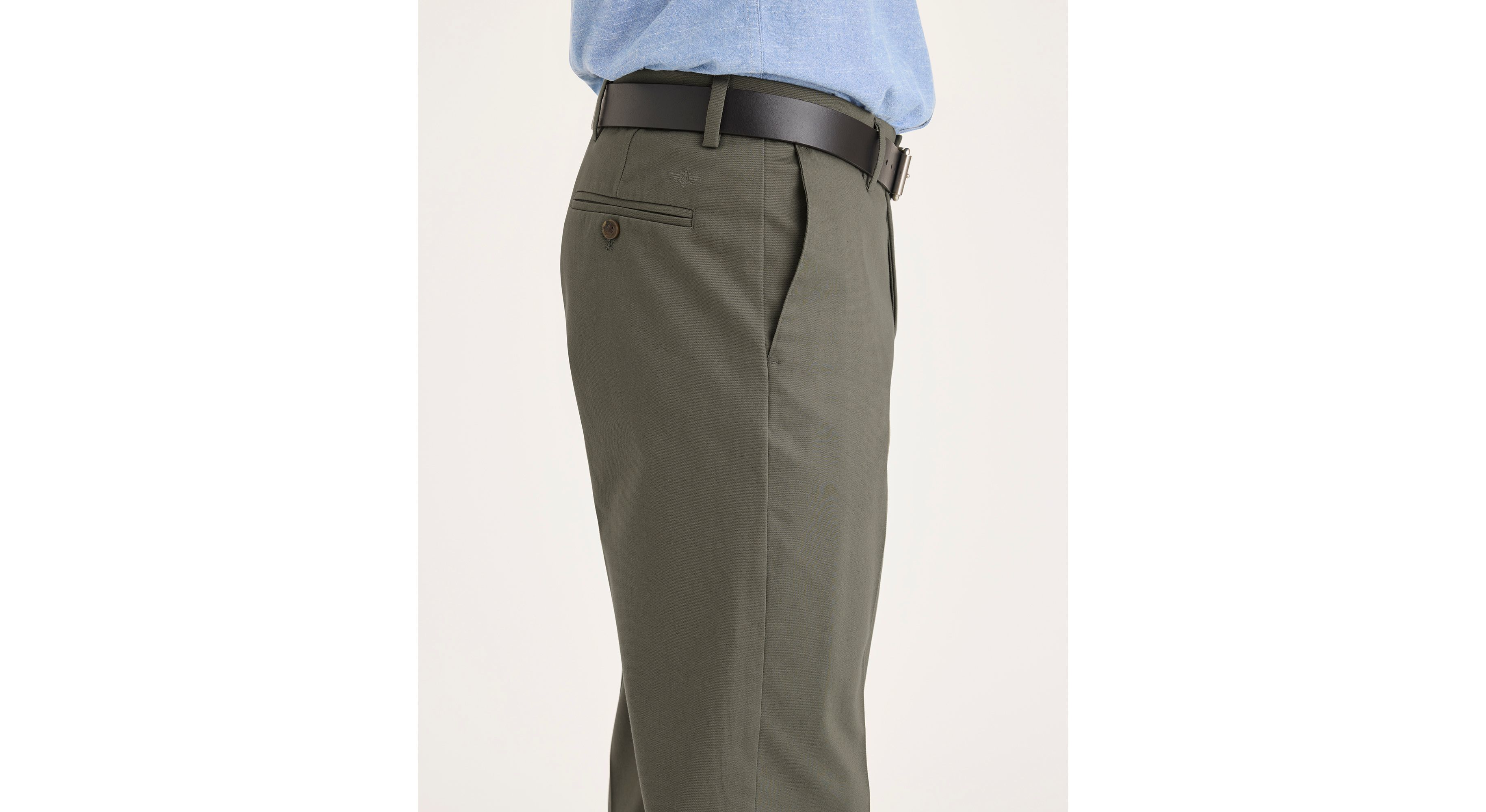 Signature Iron Free Khakis, Straight Fit with Stain Defender®