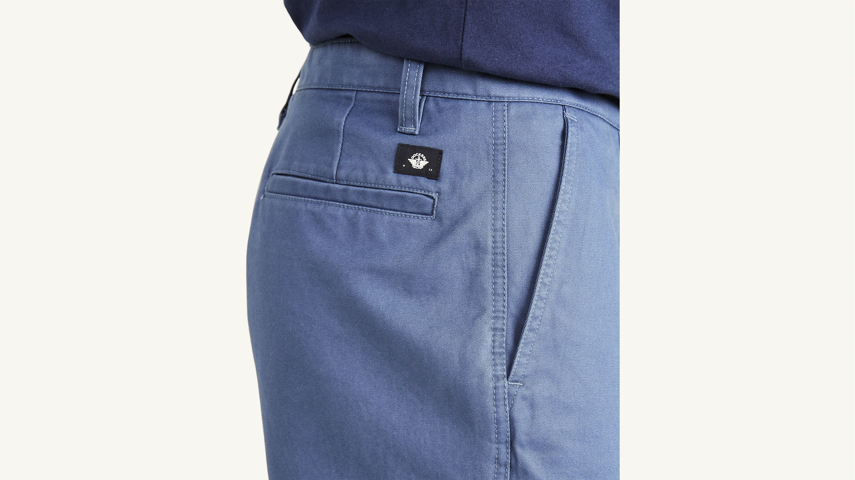 Cropped Khakis, Straight Fit