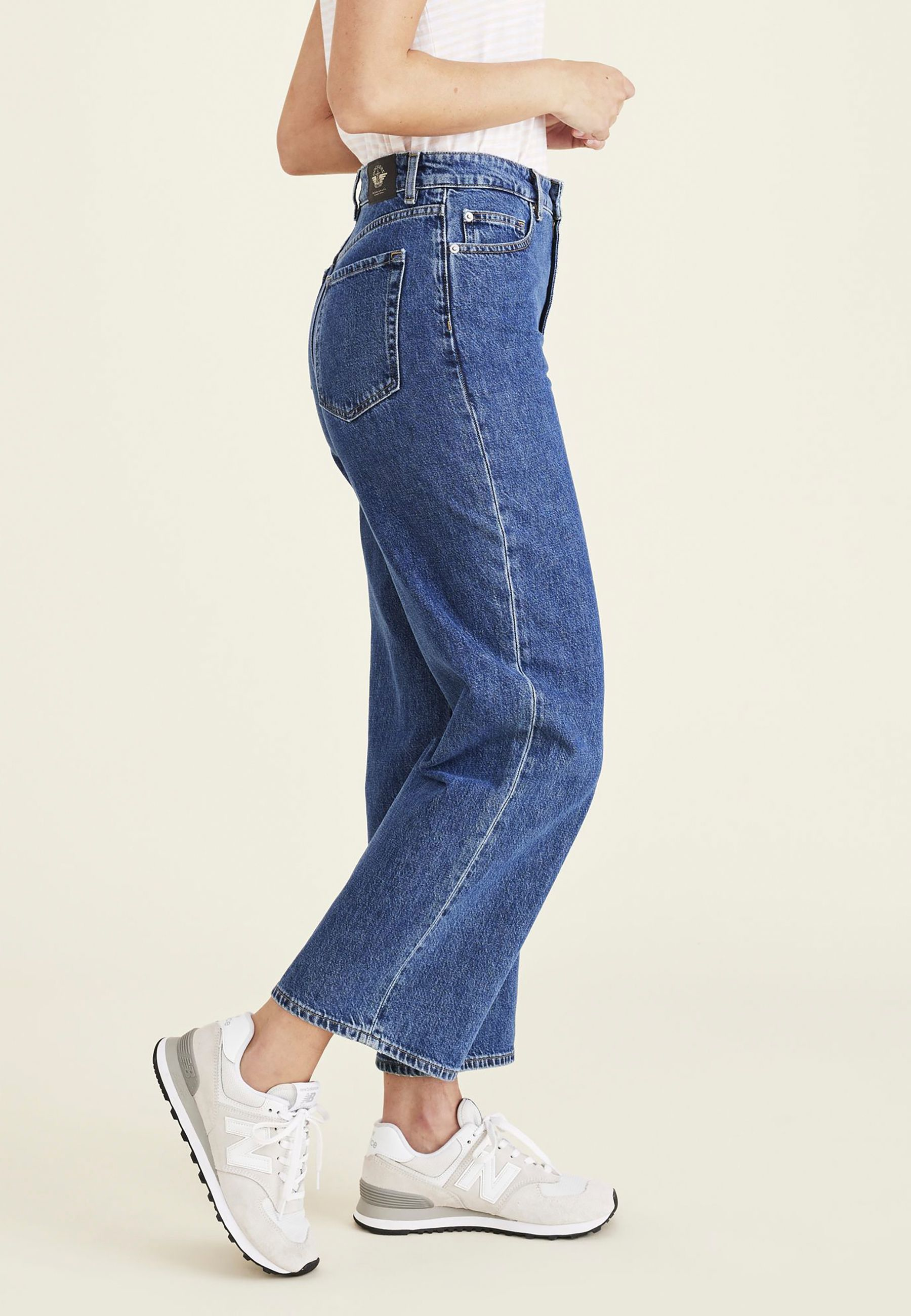 Jean Cut Pants, High Straight Fit